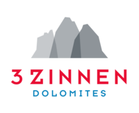Logo der 3 Zinnen Dolomiten mit stilisierten Bergspitzen