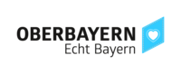 Logo Oberbayern Echt Bayern mit blauem Herzsymbol